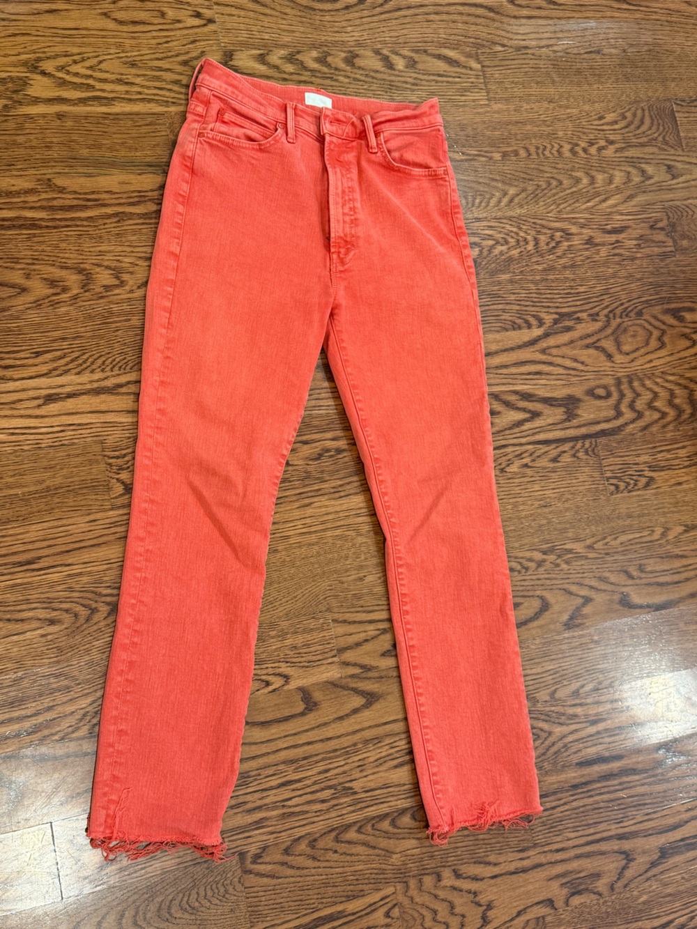 MOTHER The Swooner Rascal Ankle Fray Jeans